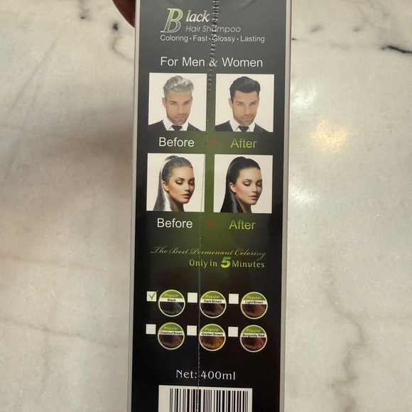 NWT GoPerfect Black Hair Shampoo with Argan Oil and Keratin - Picture 4 of 6